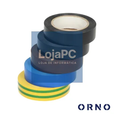 Conjunto 5 Rolos Fita Isoladora Multicor 19mm 20m ORNO