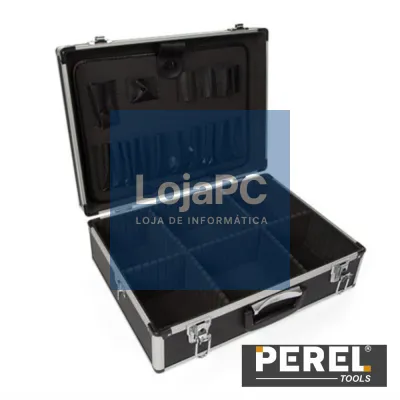Mala Transporte Ferramentas Preta 455x330x152mm Perel