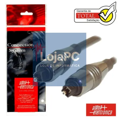 CABO FIBRA ÓPTICA TOSLINK-TOSLINK 3M POLYBAG