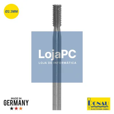 FRESA DE CORTE CILÍNDRICA C/ Ø2.3MM EM AÇO DONAU
