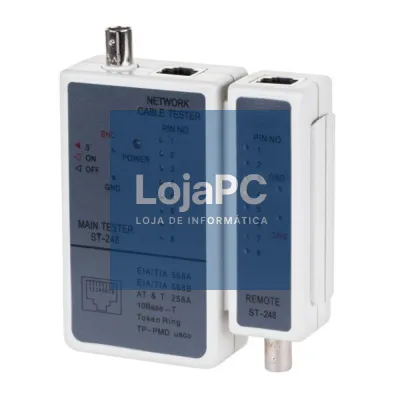Testador De Cabos Rede Bnc/RJ45