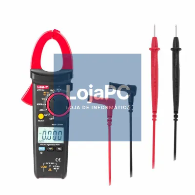 Pinça Amperimétrica Digital 400A 600V NCV UNI-T