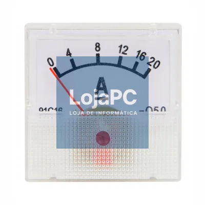 Amperímetro Analógico de Painel 20A DC