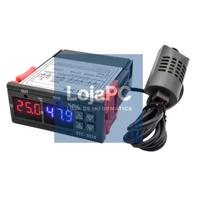 Termostato Digital C/ Sonda P/ Termómetro e Higrómetro