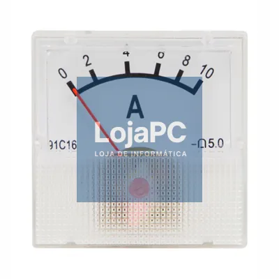 Amperímetro Analógico de Painel 10A DC