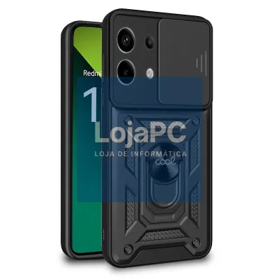 COOL Case for Xiaomi Redmi Note 13 Pro 5G / Poco X6 5G Hard Ring Black