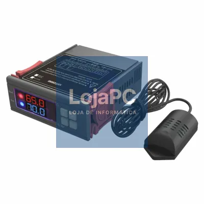 Termostato Digital C/ Sonda P/ Termómetro e Higrómetro