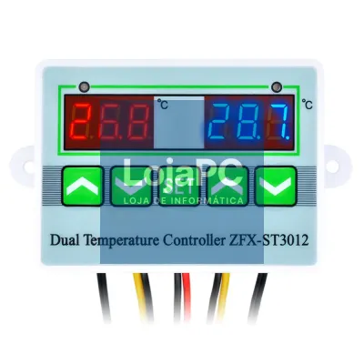 Termostato Digital Duplo 230V C/ Sonda NTC