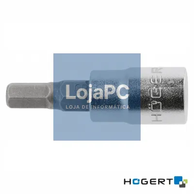Chave de Caixa C/ Bit Hexagonal 7mm 1/4 HOGERT