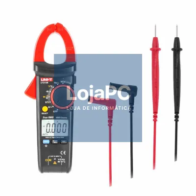 Pinça Amperimétrica Digital 400A 600V T-RMS NCV UNI-T