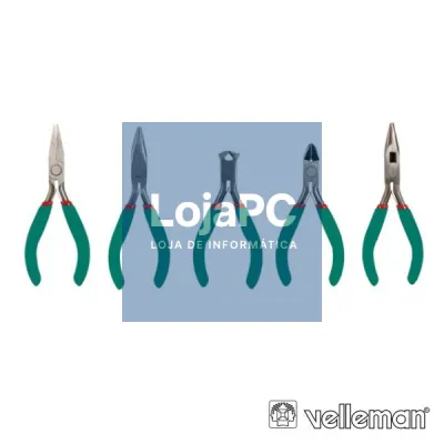 CONJUNTO DE 5 ALICATES DE PRECISÃO VELLEMAN