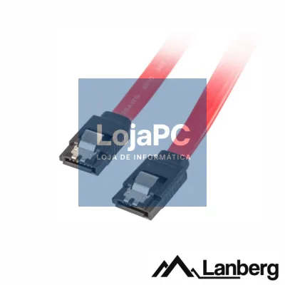 Cabo Dados SATA C/ Bloqueio 0.5m LANBERG