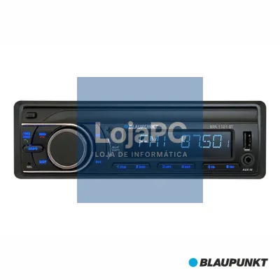 Auto-Rádio MP3 50Wx4 C/ FM/AUX/USB/Bluetooth BLAUPUNKT