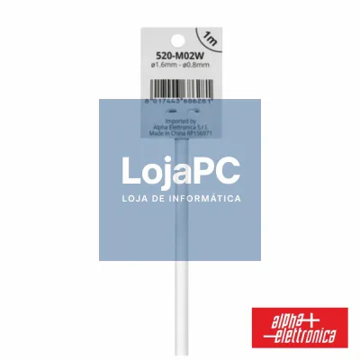 Tubo Manga Termoretrátil 2:1 Ø1.6mm 1M Branco