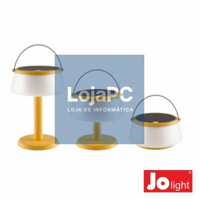 Candeeiro Mesa LED 3em1 2.2W USB-C 330lm C/ Painel Solar