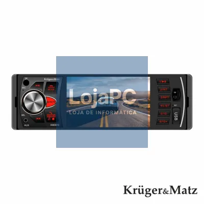 Auto-Rádio 4" FM Mp3 4x25W C/ BT/RDS/MP5/USB/Comando