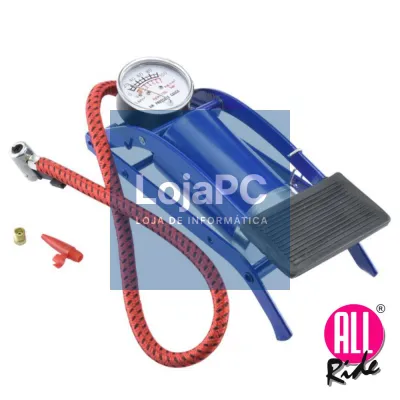 Compressor De Ar Portátil C/ Manómetro All-Ride