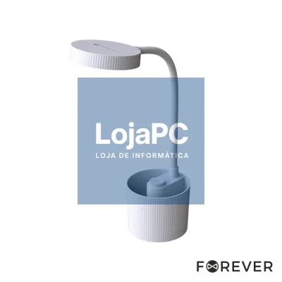 Candeeiro Secretária LED 5W C/ Organizador e Bateria FOREVER
