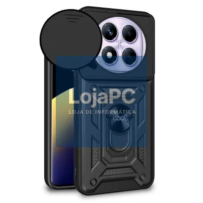 COOL Case for Xiaomi Redmi Note 14 Pro Hard Ring Black
