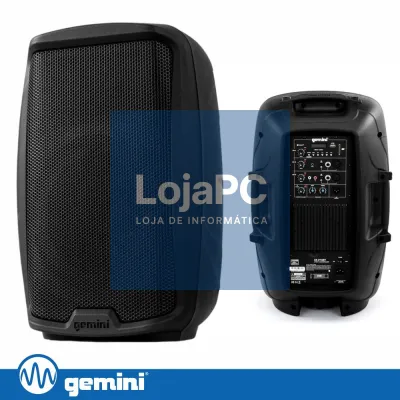 Coluna Amplificada 12" 1500W USB/SD/AUX/BT/TWS GEMINI