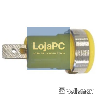 BORNE TERMINAL 4MM AMARELO VELLEMAN