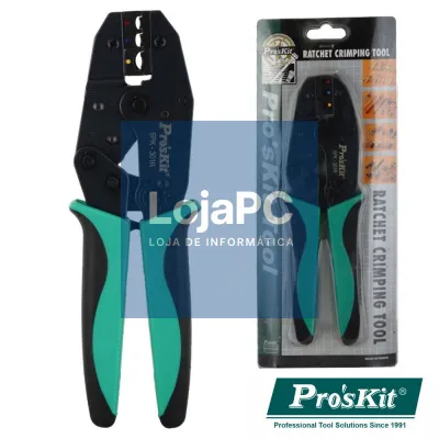 ALICATE DE CRAVAR TERMINAIS NÃO ISOLADOS 220MM PROSKIT