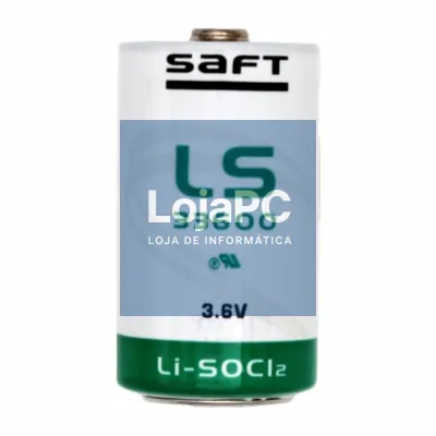 Pilha Lítio LS33600 3.6V 17000mAh SAFT