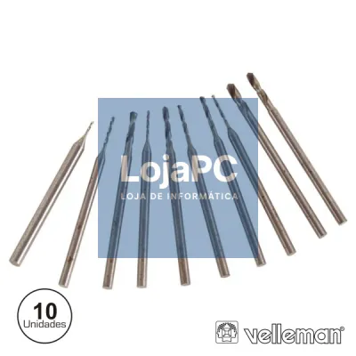 CONJUNTO DE 10 MINI BROCAS VELLEMAN