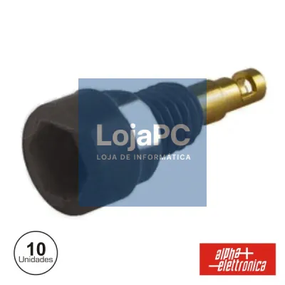 BORNE TERMINAL 2MM PRETO