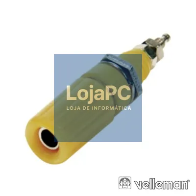 BORNE TERMINAL 44MM AMARELO VELLEMAN