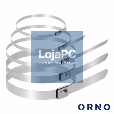 Conjunto 100 Abraçadeiras Em Aço Inoxidável ORNO