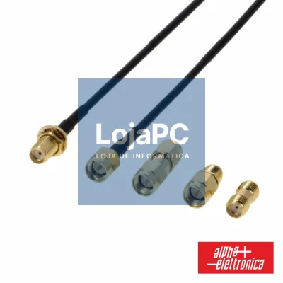 Cabo SMA Macho/Fêmea c/ 2 adaptadores 5m ALPHA