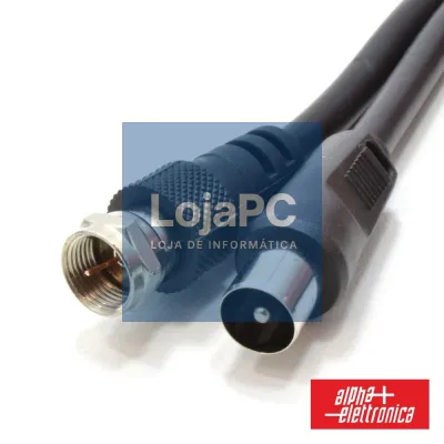 Cabo F Macho / Coaxial 9.5mm Macho 5m ALPHA