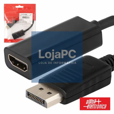 CABO DISPLAYPORT MACHO / HDMI FÊMEA