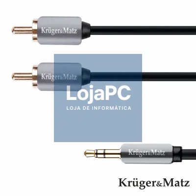 Cabo Jack 3.5mm Macho / 2-RCA Macho St 3m KRUGER MATZ