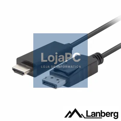 Cabo Displayport Macho / HDMI Macho 5m LANBERG