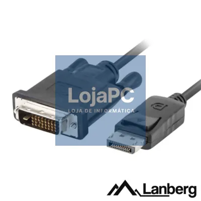 Cabo Displayport Macho / DVI-D Macho 3M LANBERG