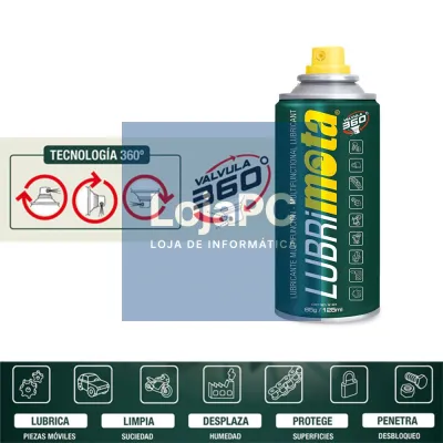 Spray Lubrificante Multifunções 125ml MOTA