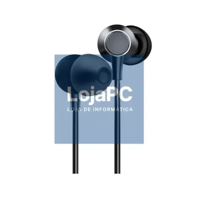 BLACK METALLIZED WIRED HEADPHONES