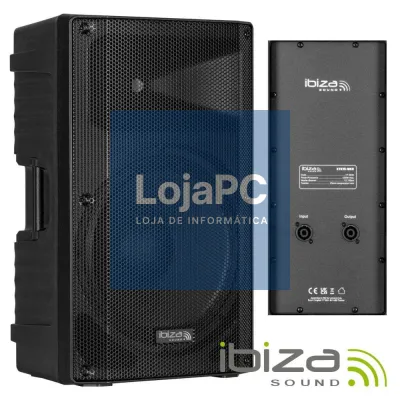 Coluna Passiva 15” 600Wmáx ABS IBIZA