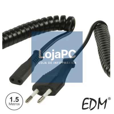CABO ALIMENTAÇÃO AC PLANO / IEC C1 P/ BRAUN/PHILIPSHAVE 1.5M