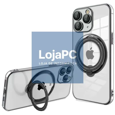 COOL Cover for iPhone 14 Pro Magnetic Ring Black