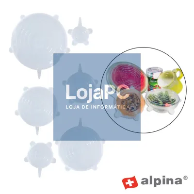 Conjunto 6 Tampas de Silicone ALPINA