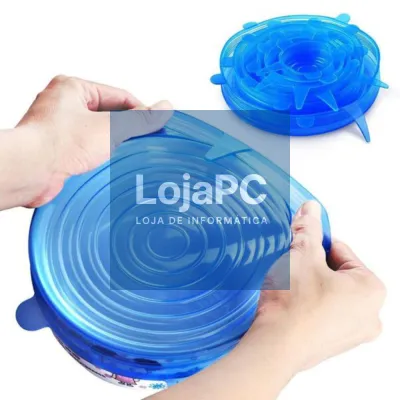 Tampas de Silicone Elásticas