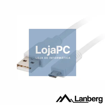 Cabo USB-A 2.0 Macho / Micro USB Macho 1m LANBERG