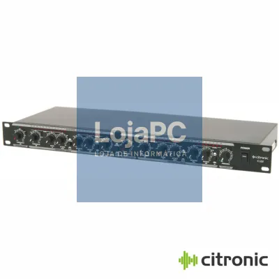 Compressor/Limiter/Gate Stereo 2 Canais 19" CITRONIC