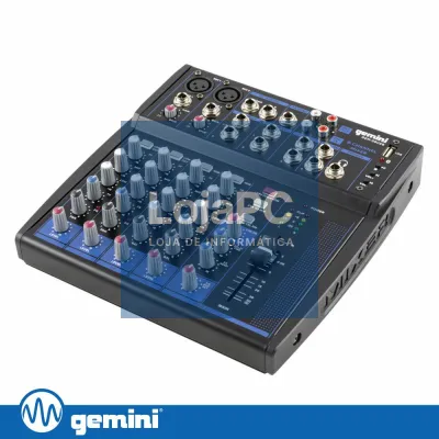 Mesa De Mistura 8 Canais USB/BT/Phantom GEMINI