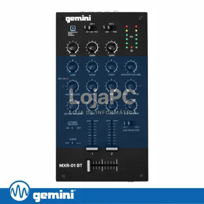Mesa de Mistura 2 Canais Bluetooth GEMINI