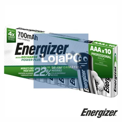 Pilha Alcalina LR03/AAA 1.5V 10x Power Plus ENERGIZER