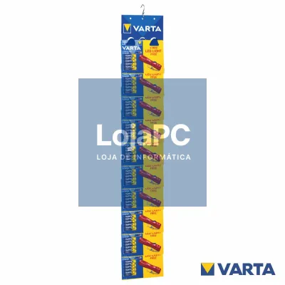 Expositor 10x Pack Pilha Alcalina LongLife Power 4xAA+4xAAA